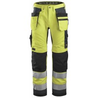 Snickers 6230 High Visibility Trousers Holster Pockets+ Class 2